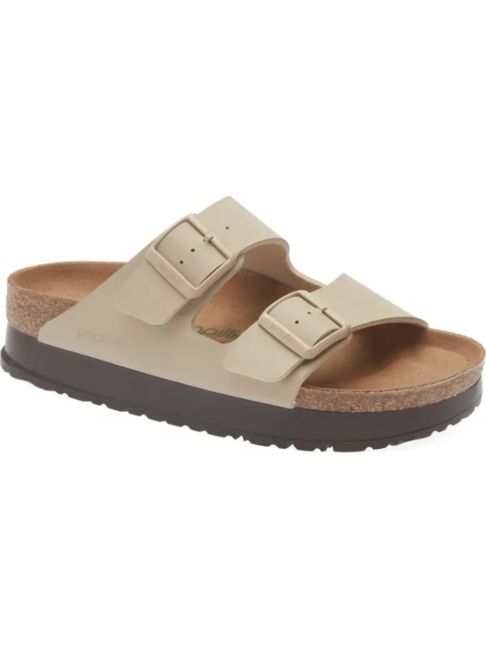 NEW Birkenstock Arizona Flex Platform Sandcastle Sandals 41 Womens 10 to 10.5